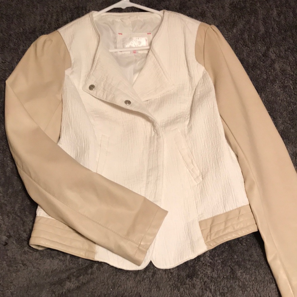 White and Tan Jacket